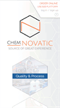 Mobile Screenshot of chemnovatic.com